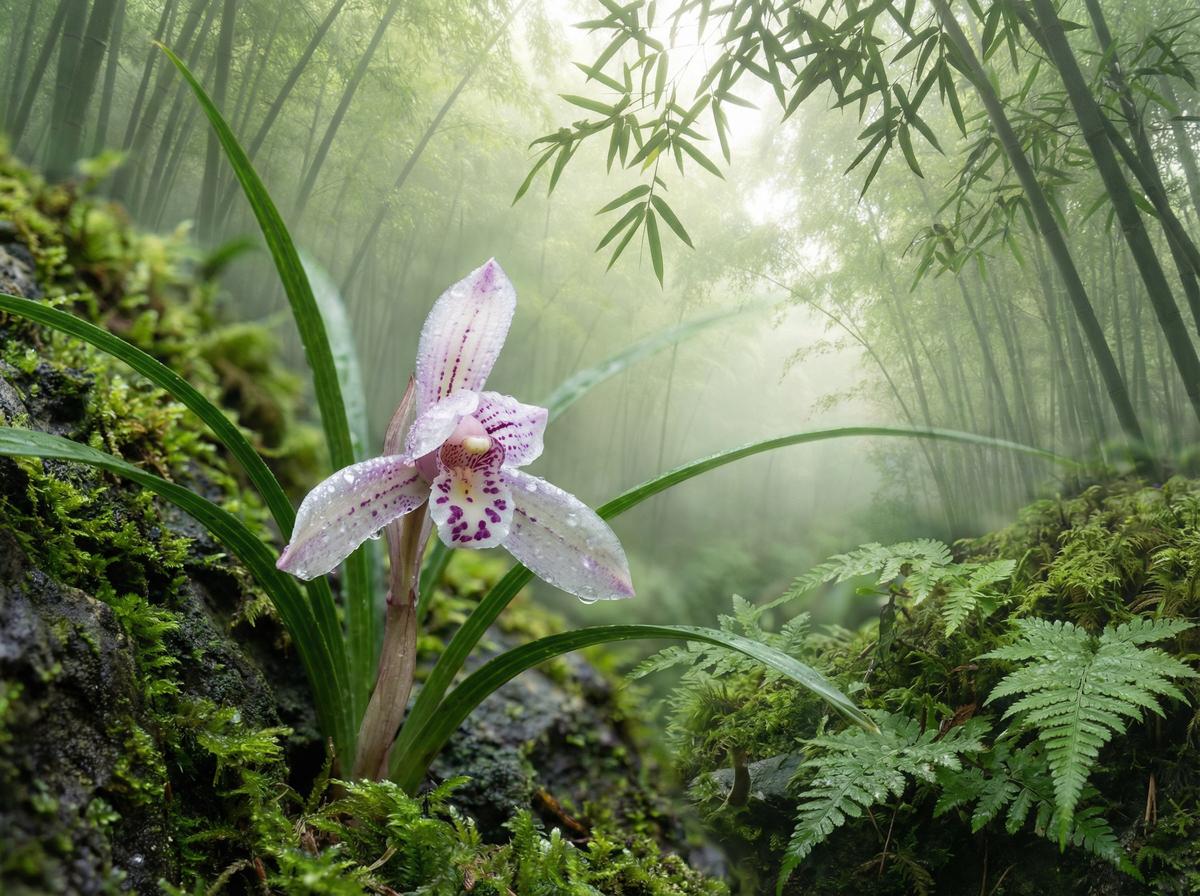 小蓝视频 - 峨眉山兰花测评视频